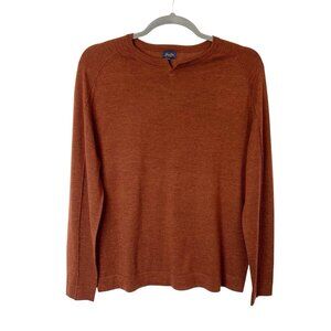 Good Man Brand Merino Wool Sweater Men’s Size XXL Burnt Orange Lightweight